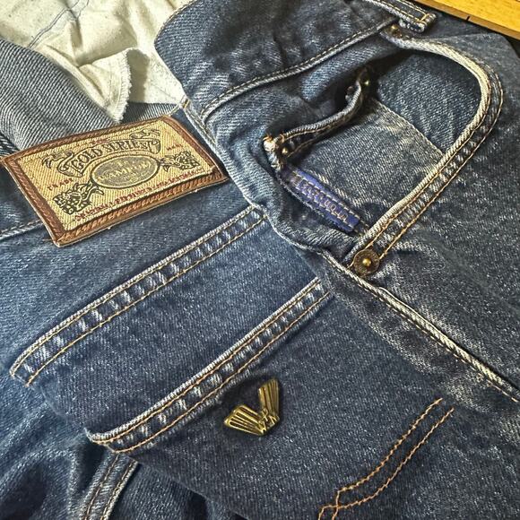 Wampum Gold Series Indigo Jeans Vintage 90s Regular Fit Size 60 - W 40 - Picture 13 of 15